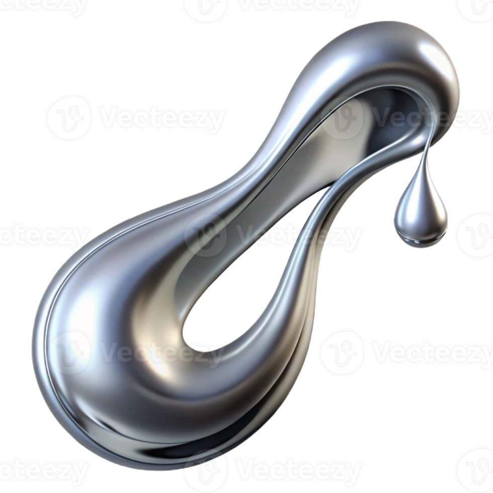 vibrant artistic A dynamic, flowing stream of liquid silver, illuminated by a cool, silver light, in a sleek, minimalist style original png