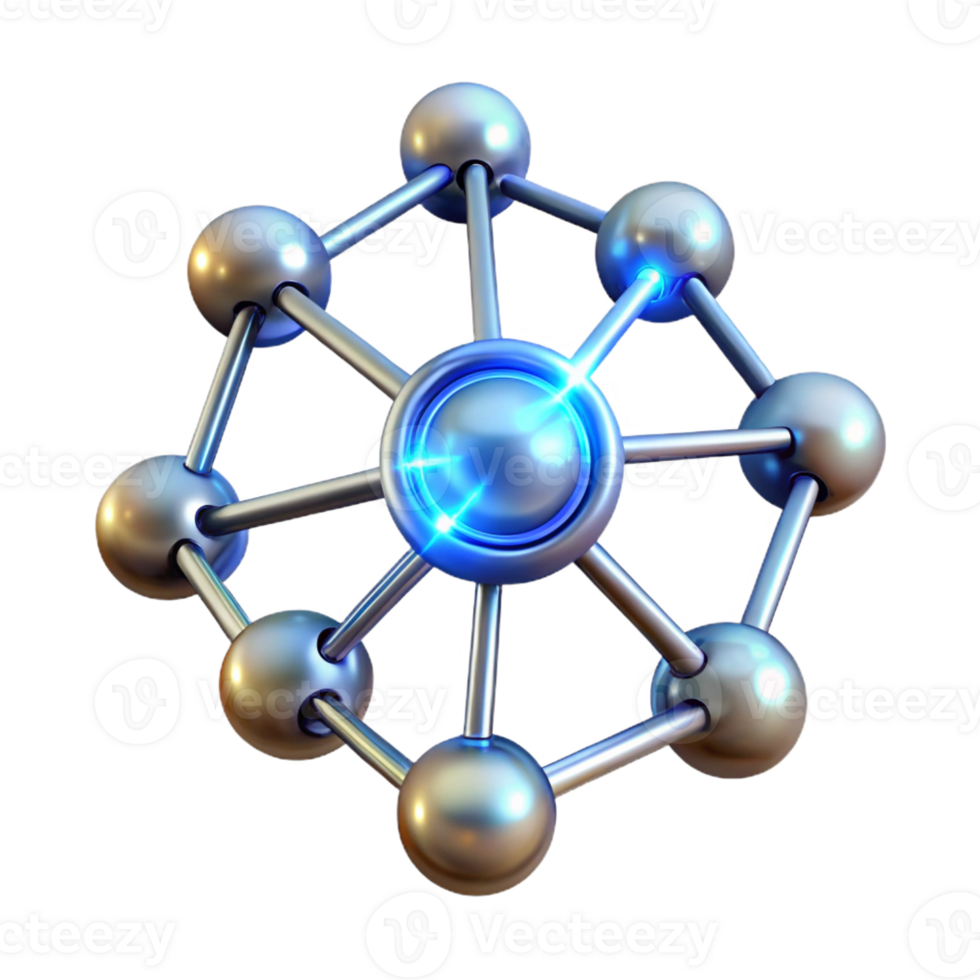 beautiful contemporary A network of crystalline structures, emitting a soft, inner glow, with sharp, geometric facets, in a futuristic, minimalist style exclusive png