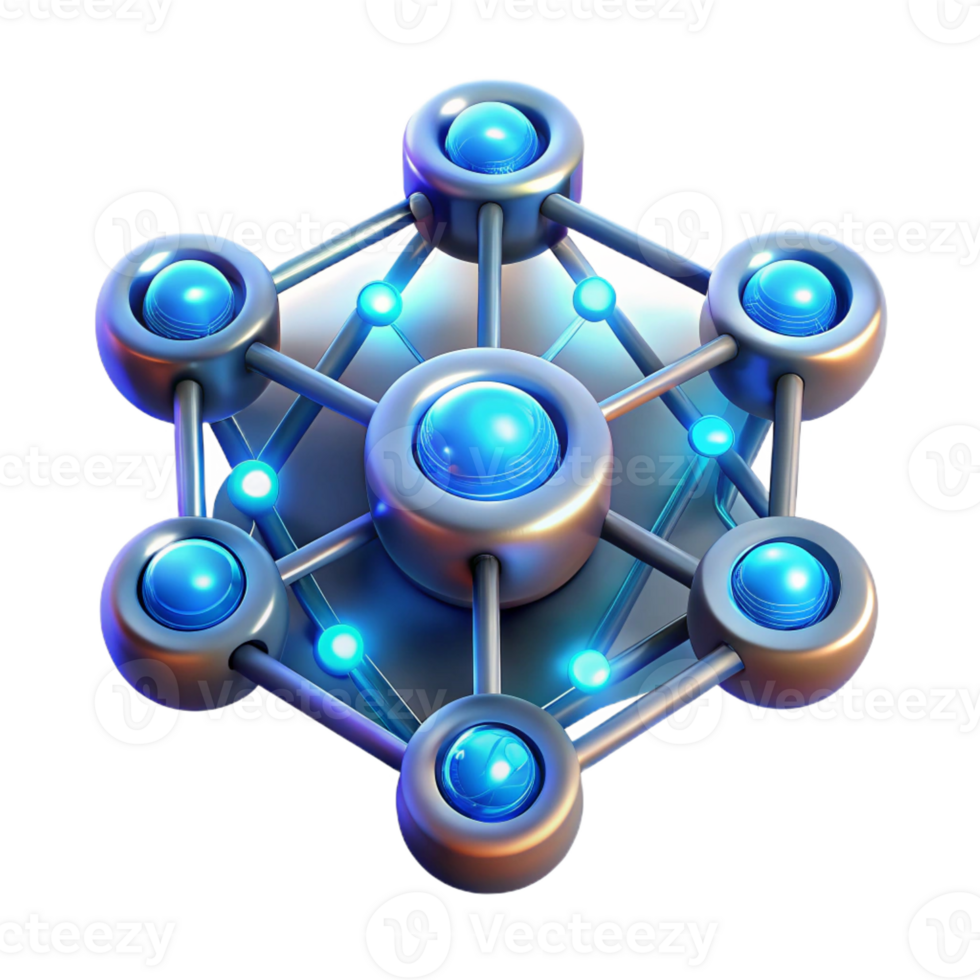 wonderful artistic A network of crystalline structures, emitting a soft, inner glow, with sharp, geometric facets, in a futuristic, minimalist style premium png