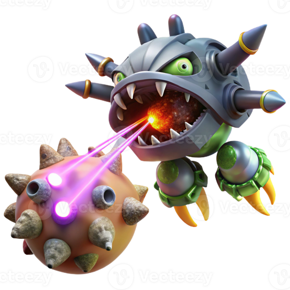 dramatic minimalist A spaceship battling a giant space creature, lasers and explosions, dynamic and chaotic, cinematic, high resolution png
