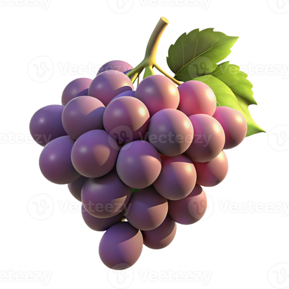 impressive minimalist A cluster of grapes on the vine, backlit by the sun. Realistic style, warm lighting original png