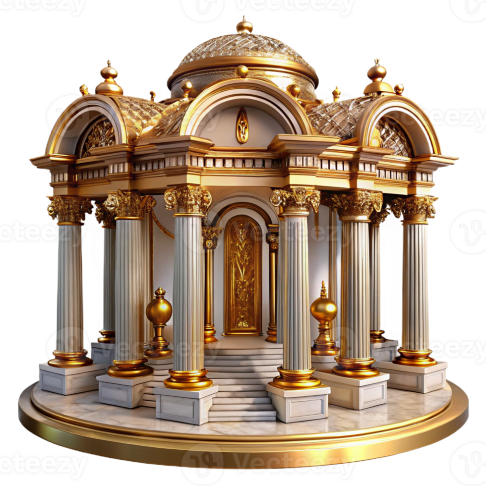 vibrant abstract An ornate Baroque palace, intricate gold details and marble columns, dramatic lighting, digital painting detailed png