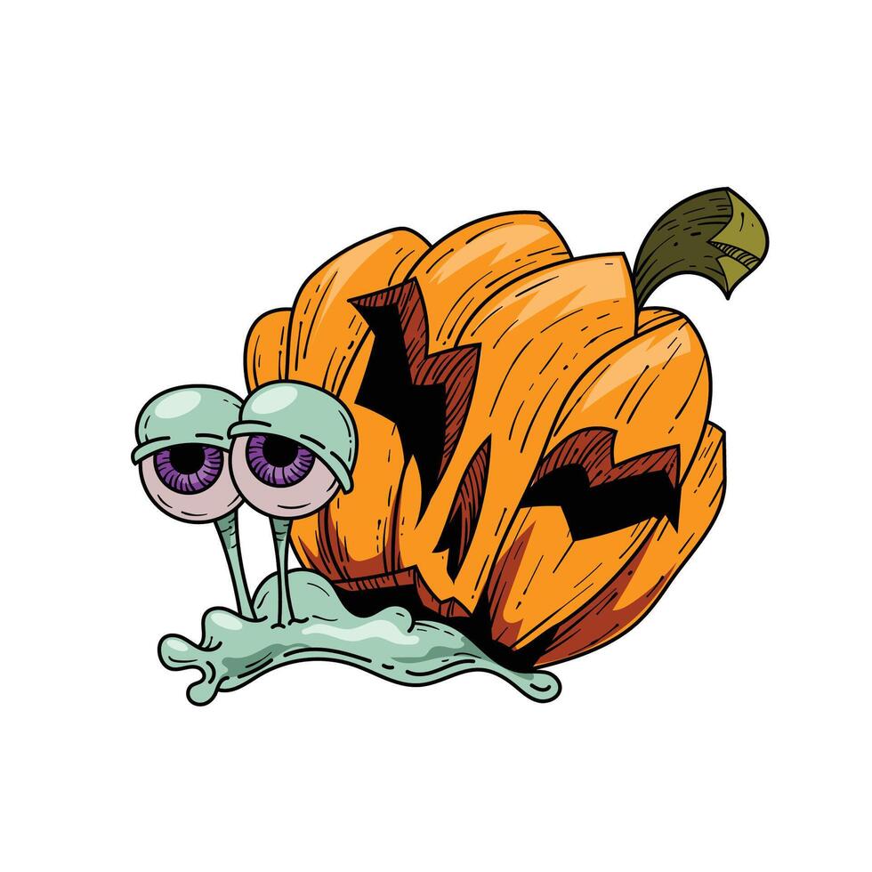 Garry Skull cartoon spooky vector