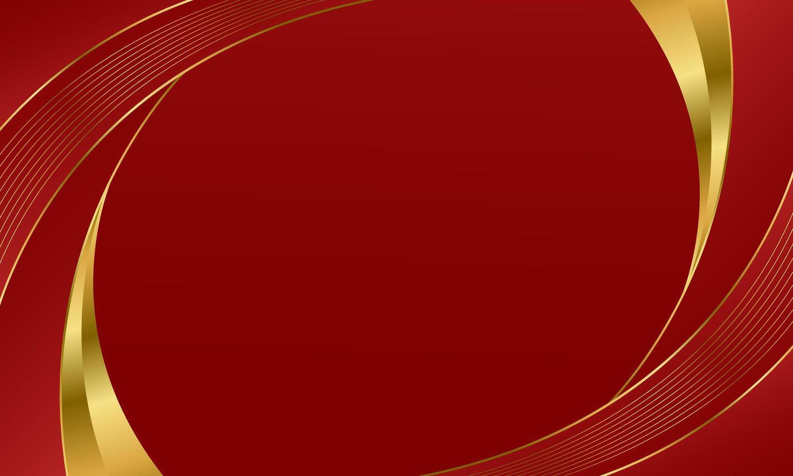 Elegant red and gold abstract curve background. Modern luxury design. Suitable for Invitations, awards, templates, banners, covers, posters, presentations, websites and pages vector