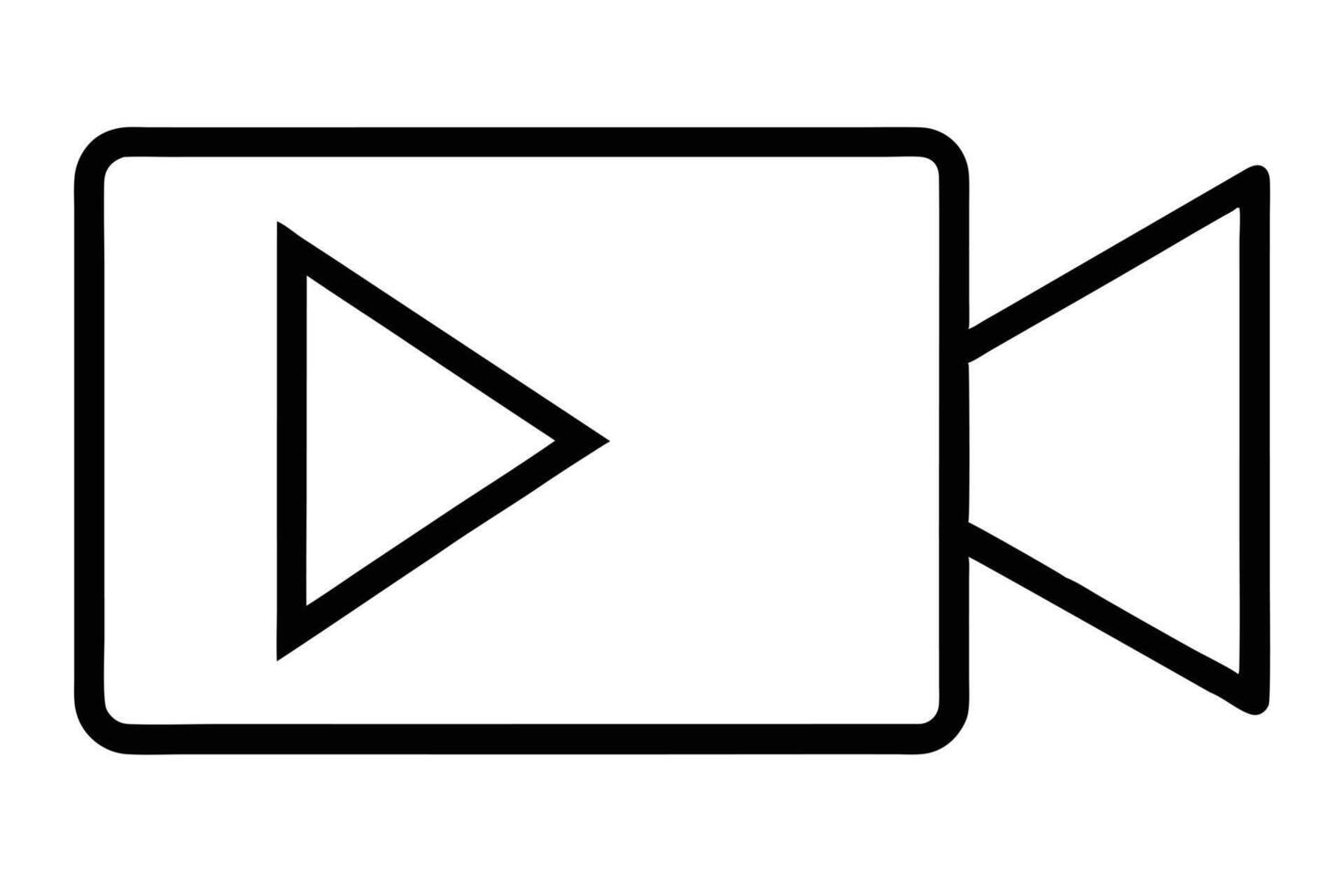 Simple Play Icon, Perfect for Web Design vector