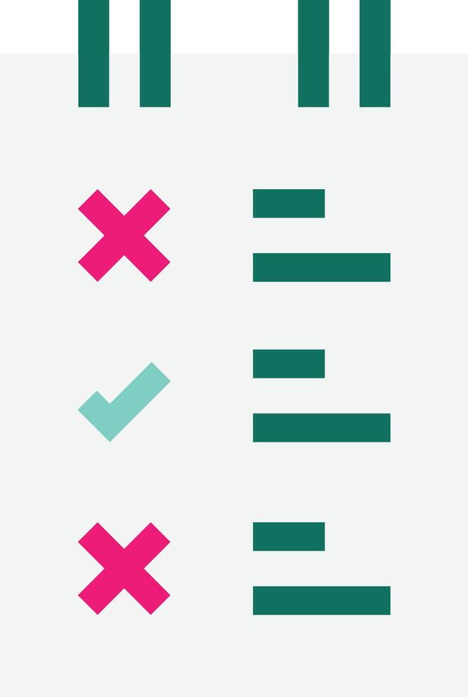Checklist To Do List Reminder vector