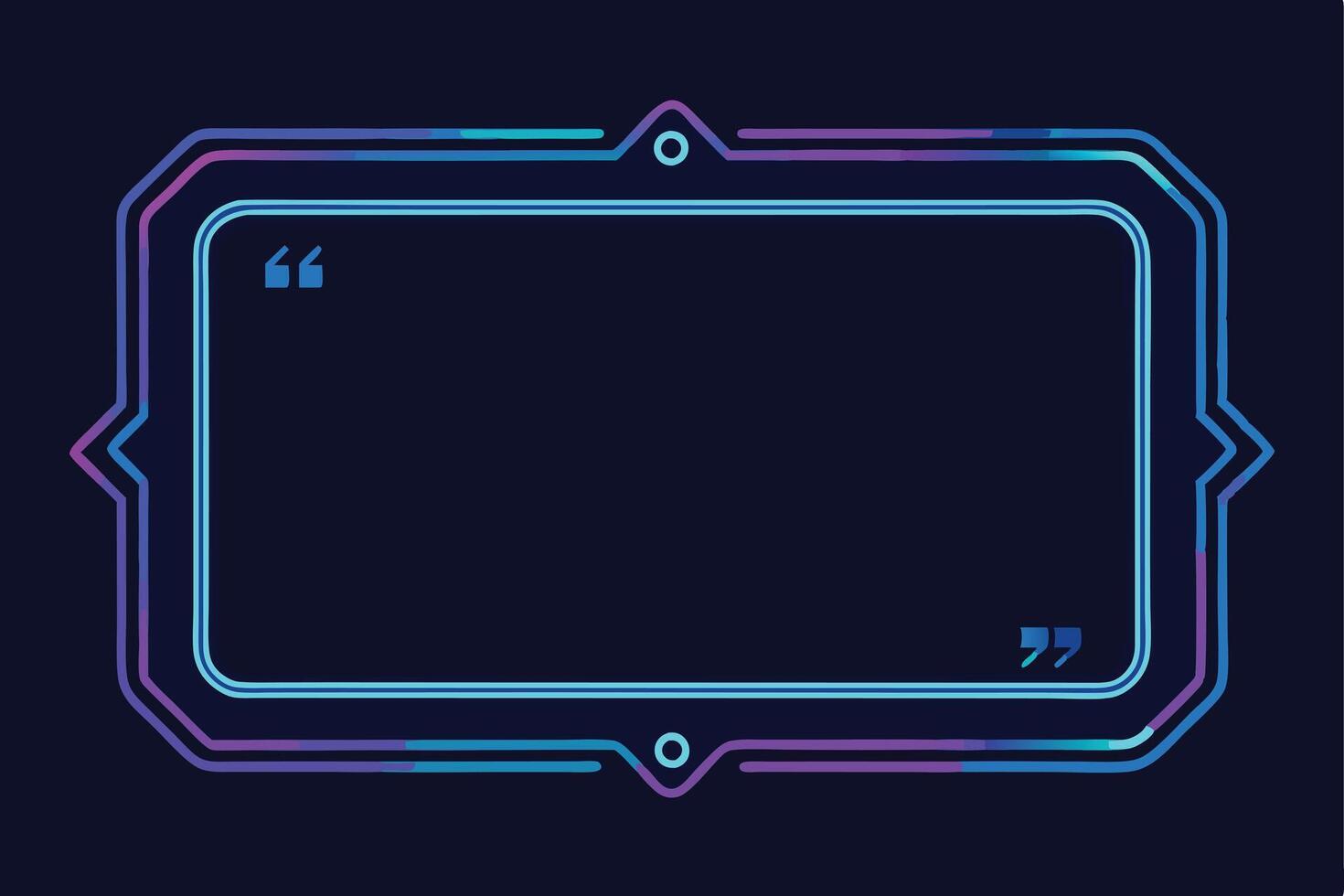 Futuristic Speech Bubble Graphic Design vector