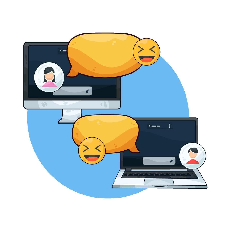 very exciting chat vector