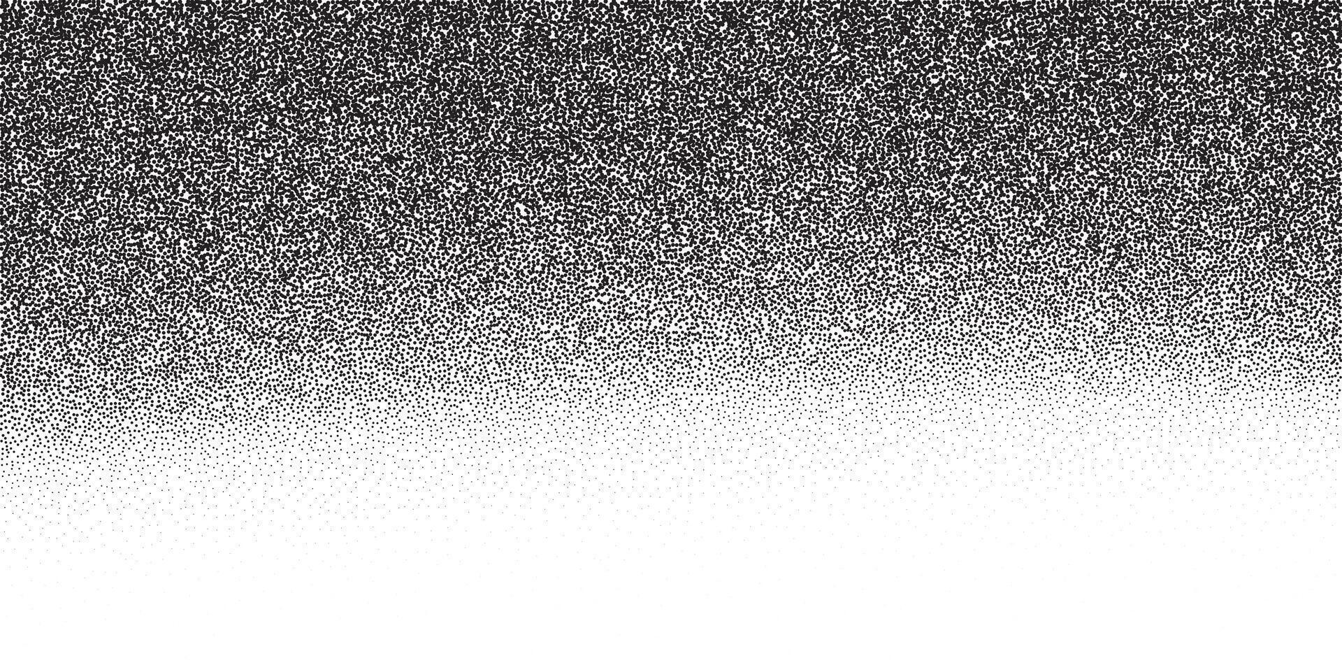 Grainy and noisy background with abstract patterns, featuring a distressed, vintage texture. Black and white gradient with powder and speckle effects, creating a gritty and rough look. vector