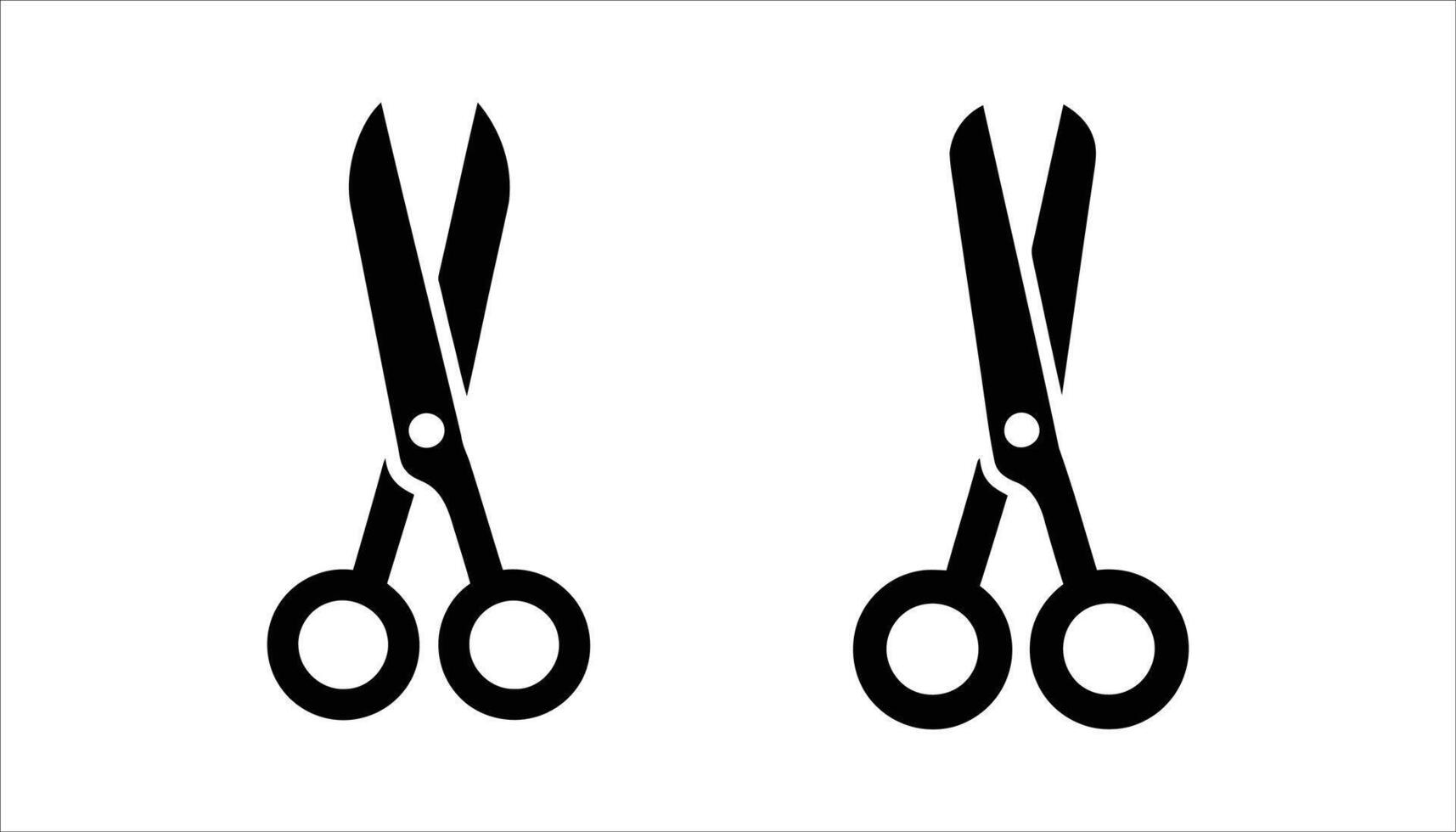 Scissors Icon for Cutting Tools vector