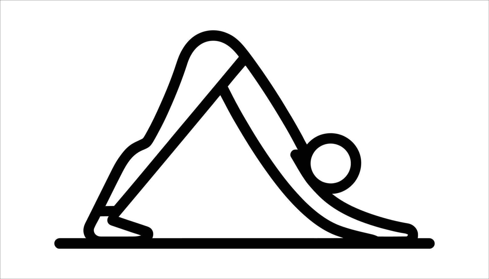 Fitness and Flexibility Exercise Symbol vector