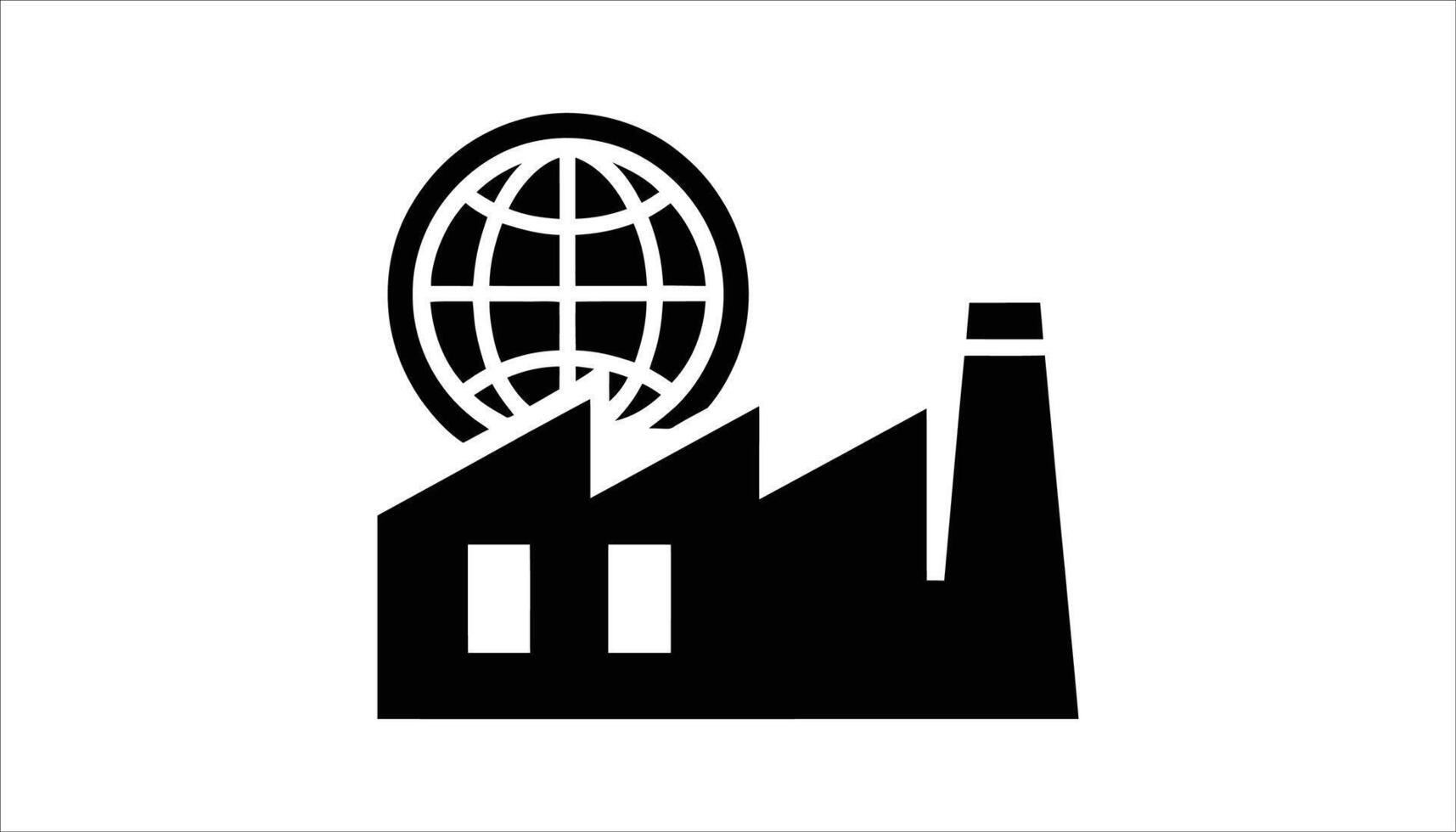 Global Factory Industry and Production Concept vector