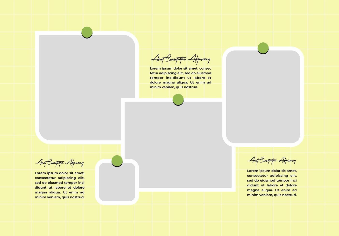 Board Picture Board Collage photo effect vector