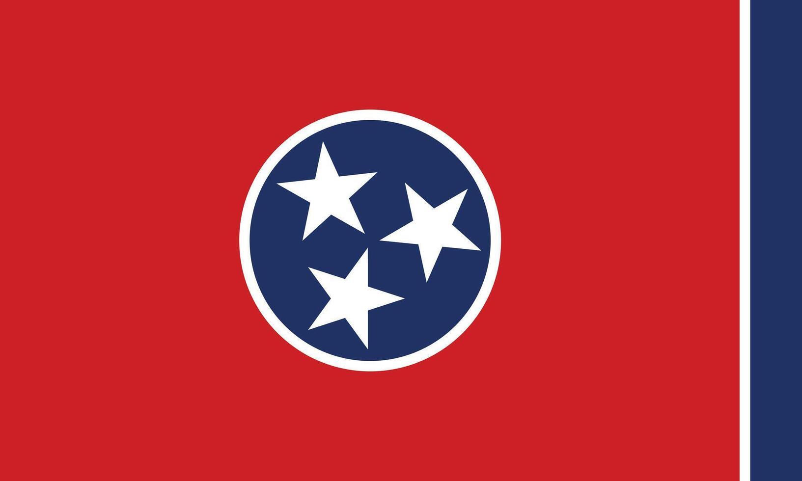 Tennessee Flag icon Stock Image. vector