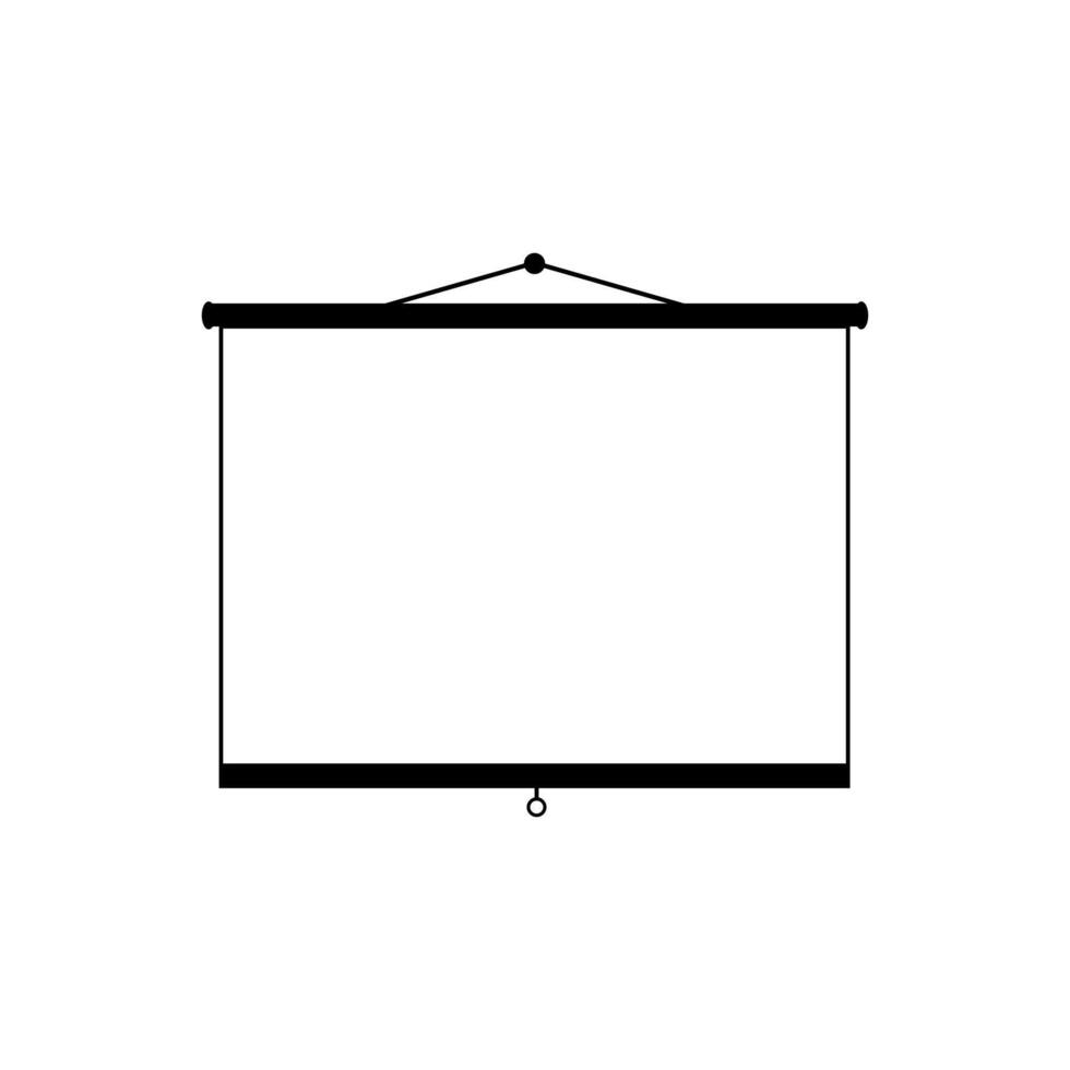 Projector screen icon Stock Image. vector