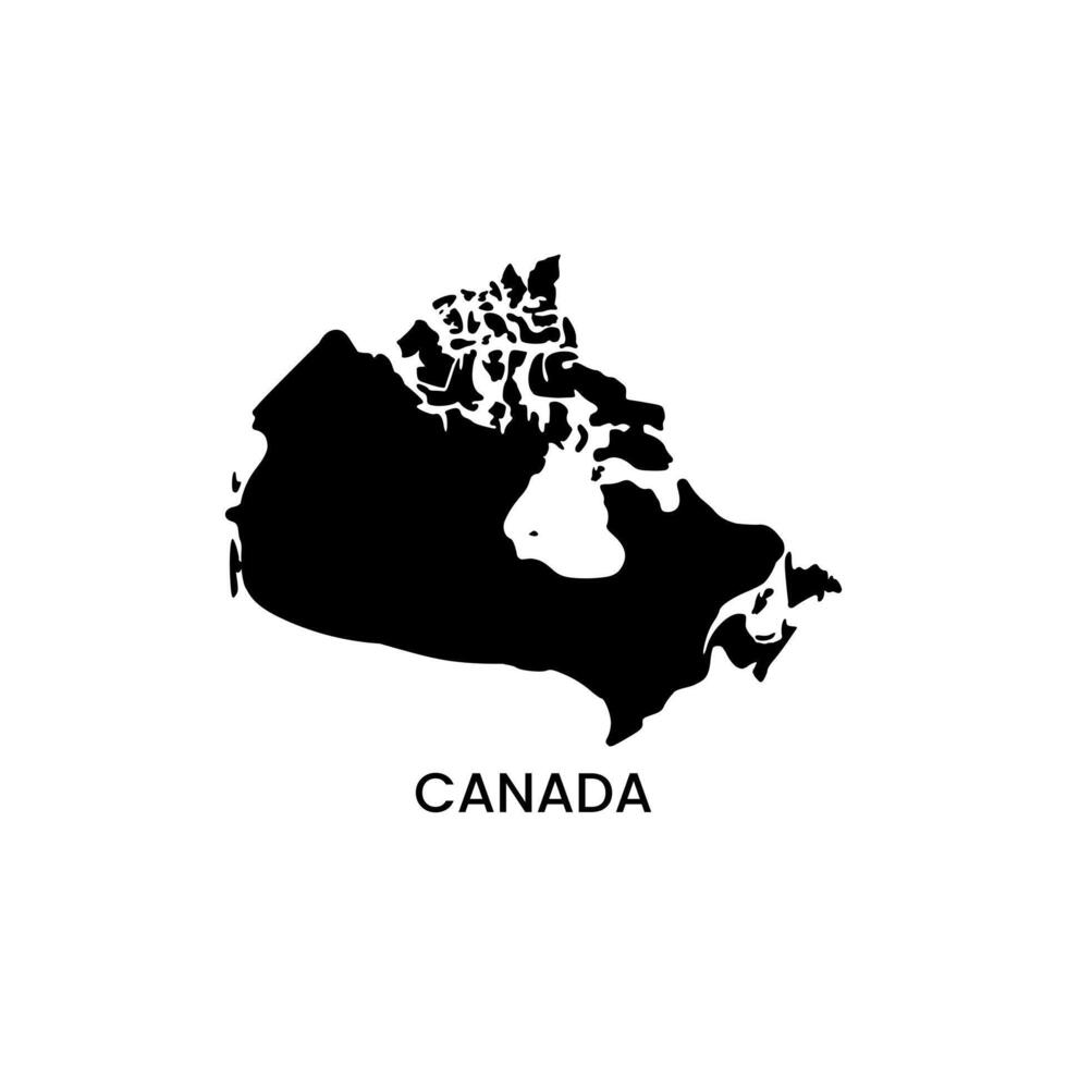 Canada Map Stock Image. vector