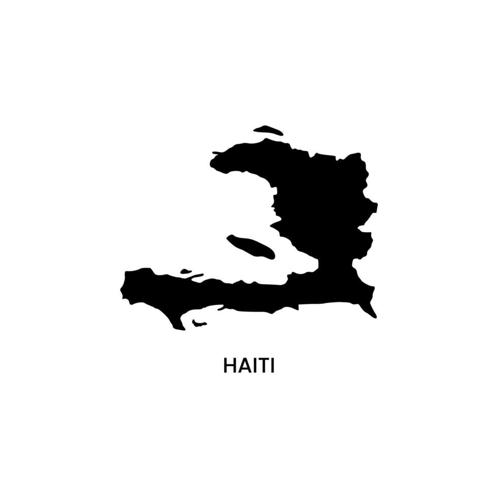 Haiti Map Stock Image. vector