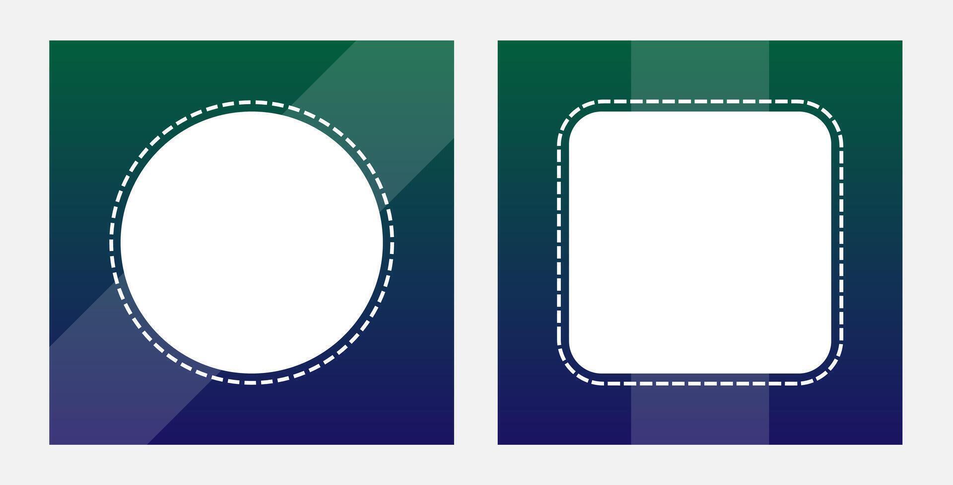 social media and Instagram post template vector