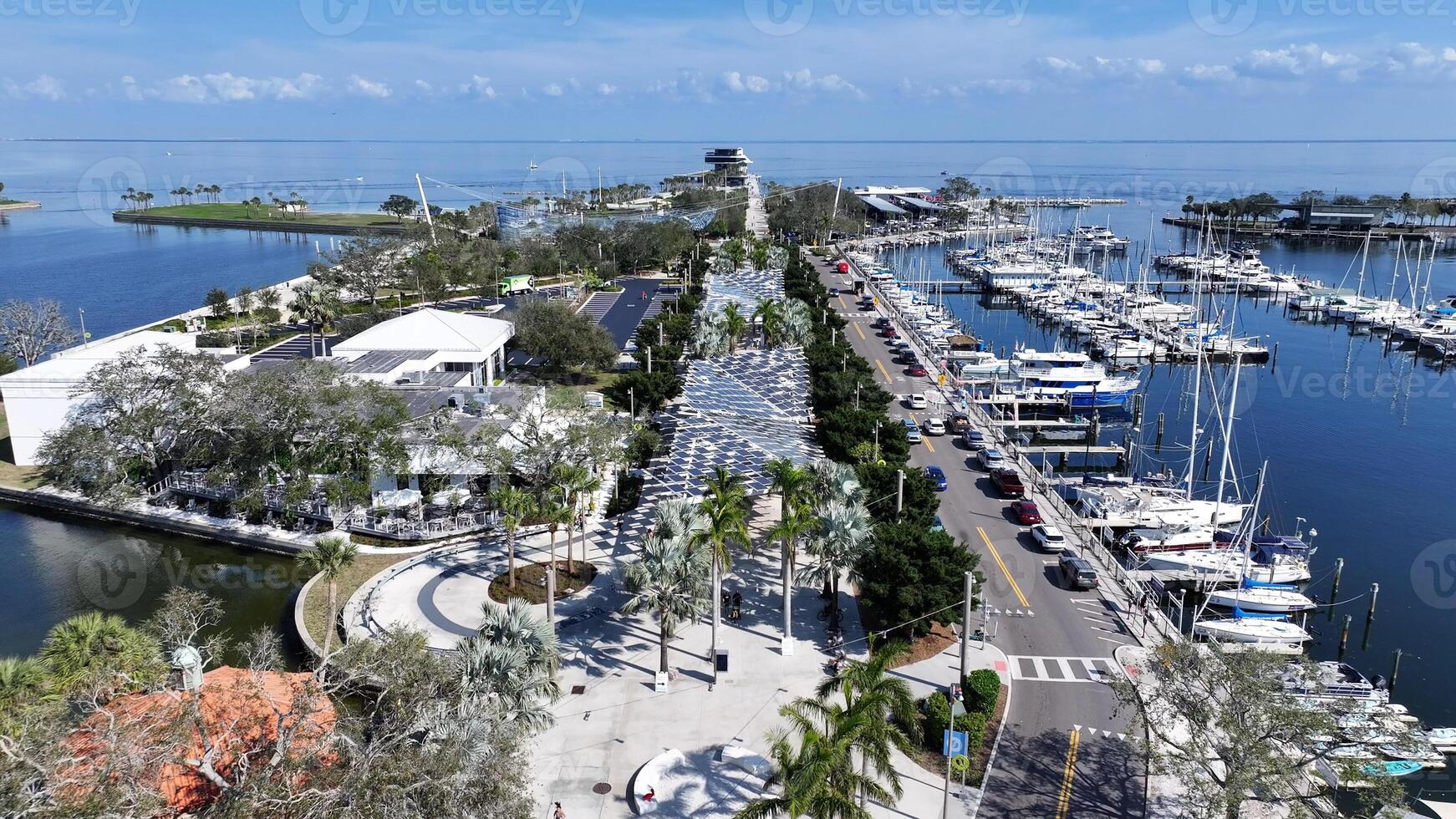 Awesome st pete Pier at Saint Petersburg Florida in United States. Outdoors Sea. photo