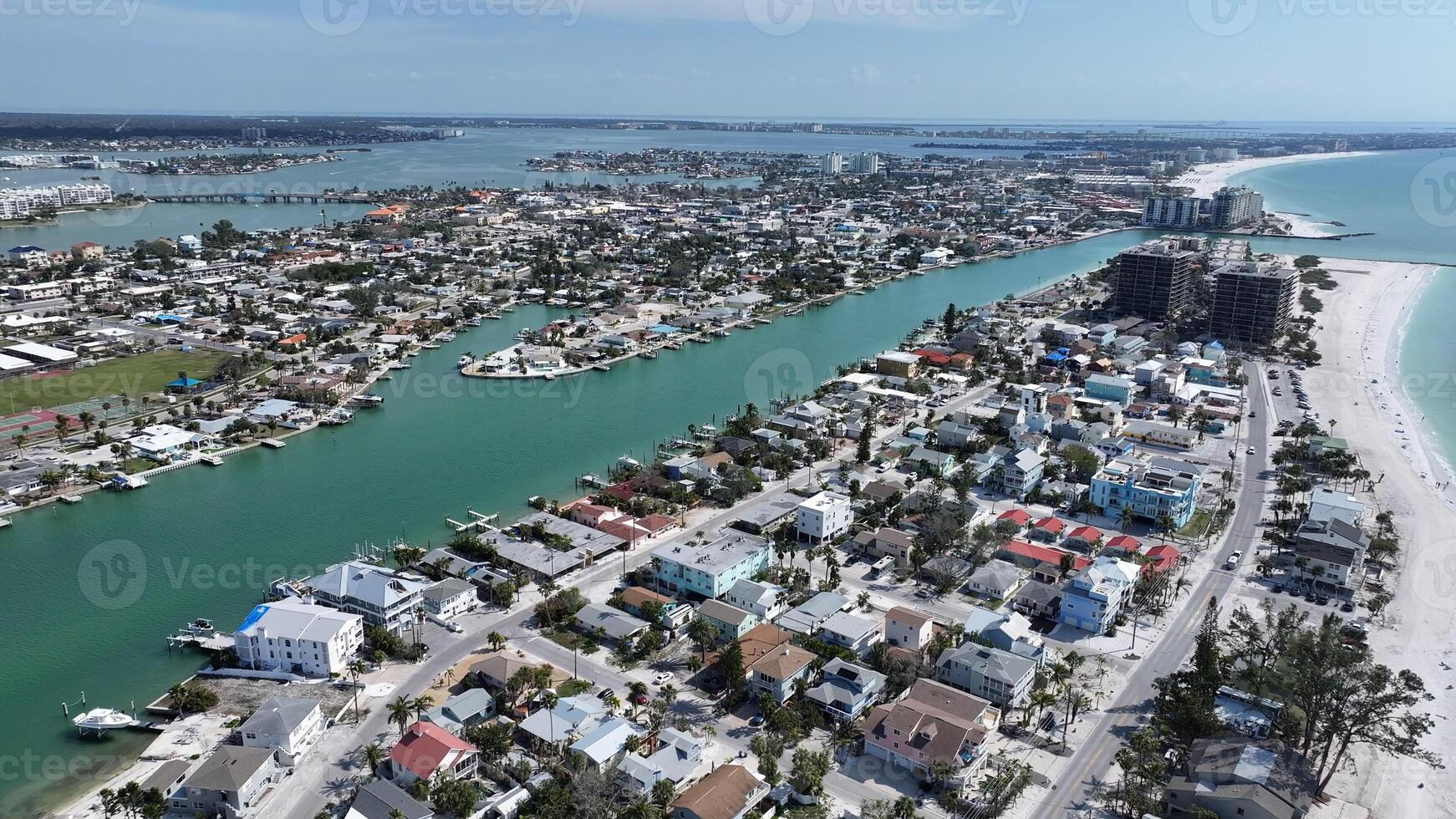 Beauty Saint Pete Beach in Saint Petersburg Florida United States . Travel Scenery. photo