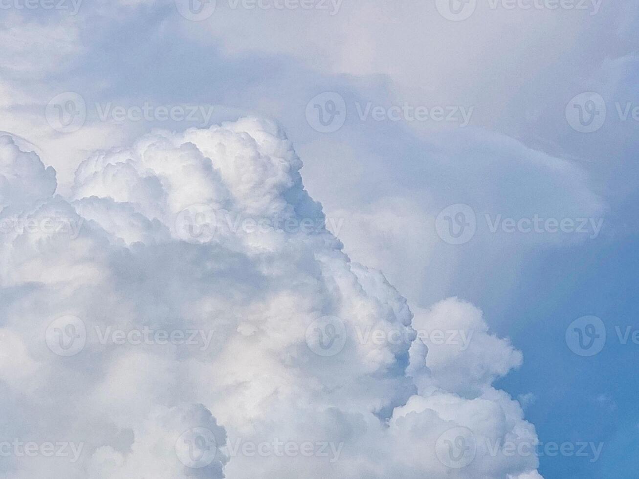 blue sky white clouds background in summer gradient light beauty abstract background. beautiful bright cloud and calm fresh wind air photo