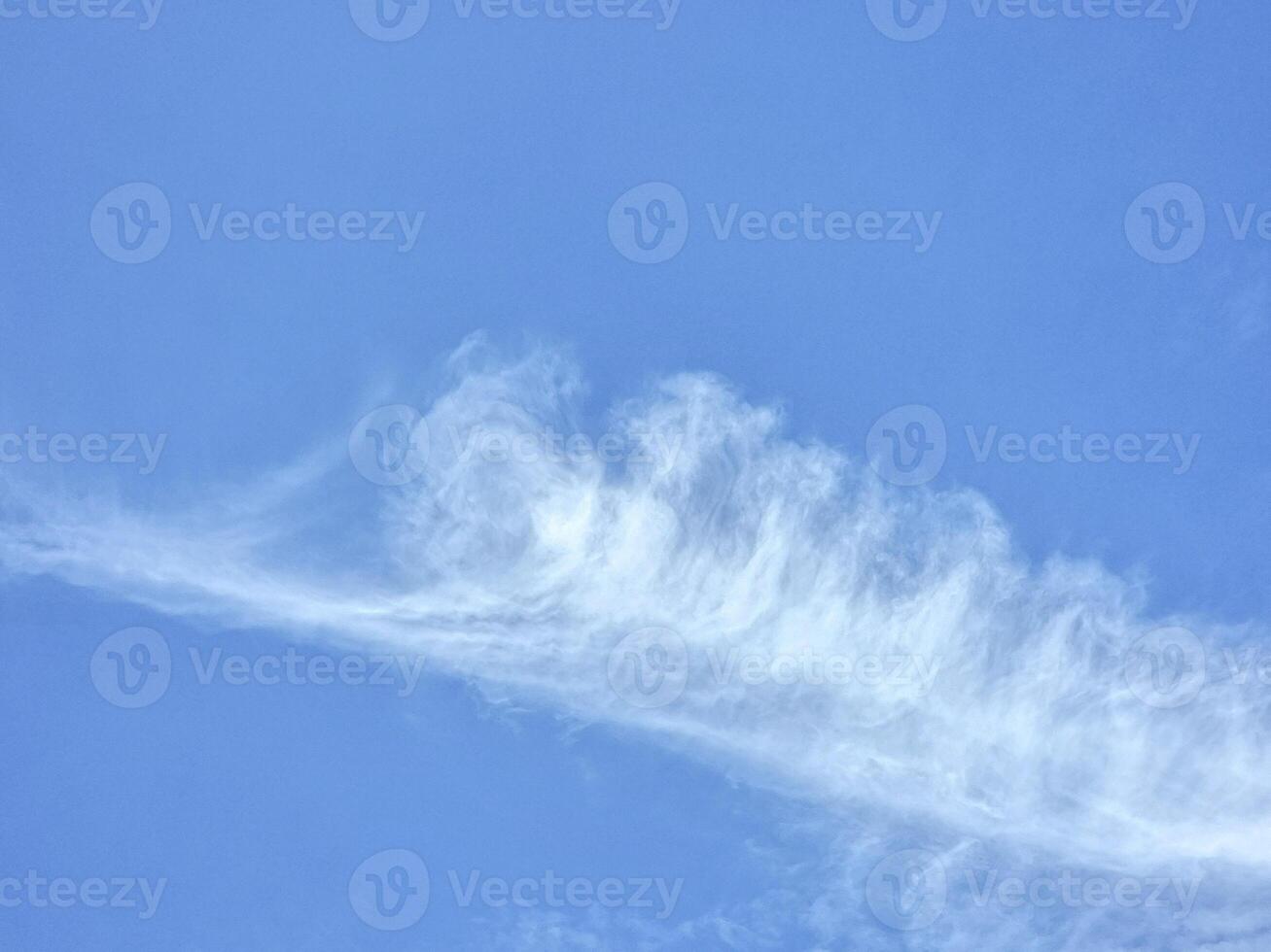 blue sky high shape outdoor group of white abstract spring roll clouds background in summer gradient light beauty background. beautiful bright cloud and calm fresh wind air photo