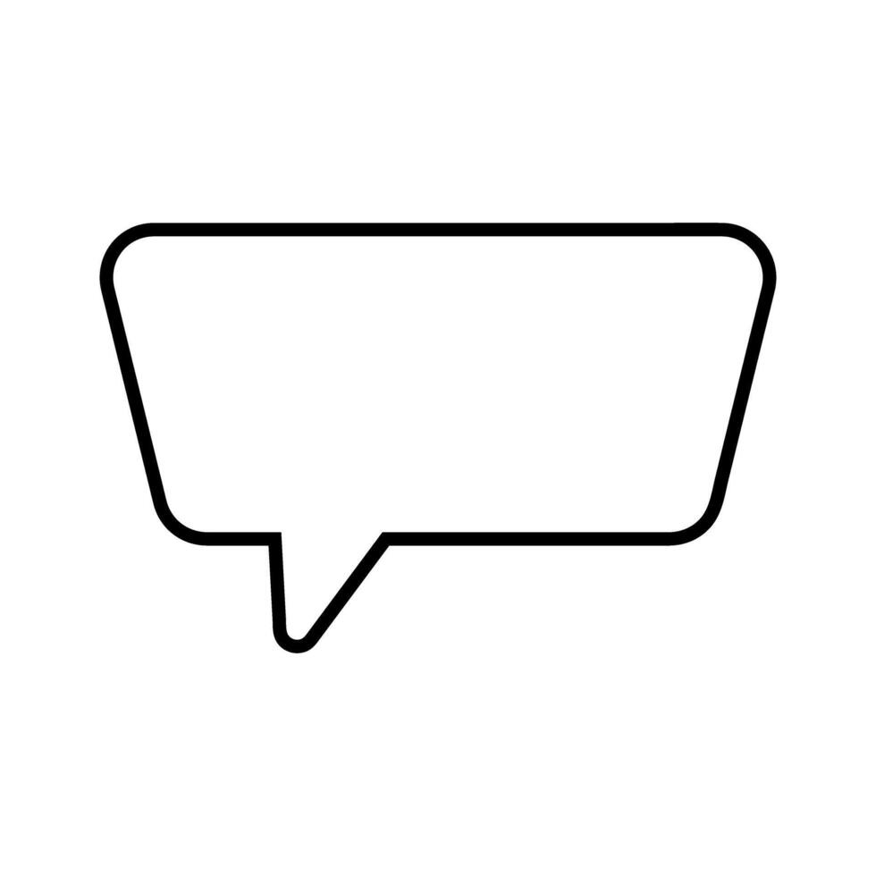 speech bubble message isolated icon illustration desing line and fill style vector