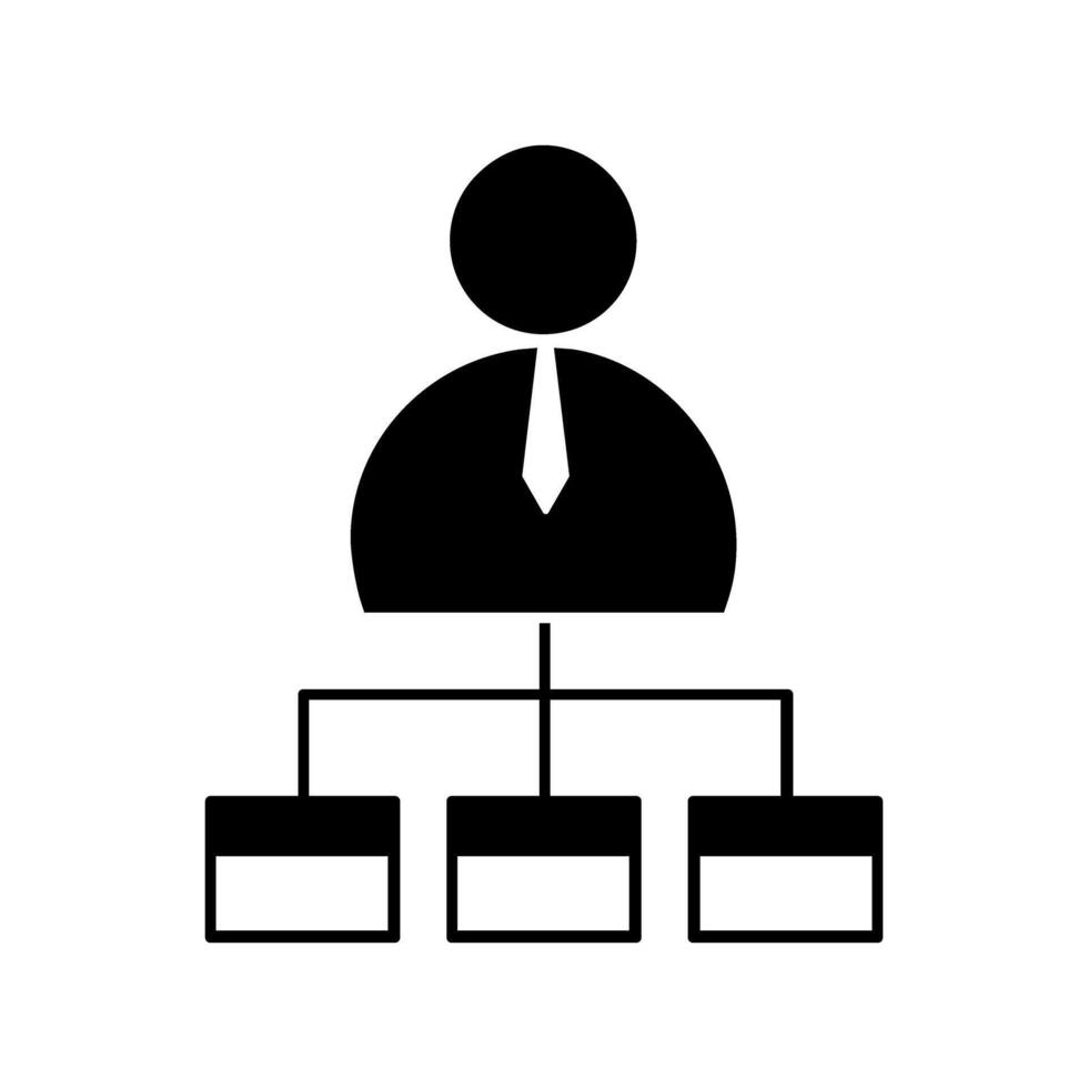 Businessman icon on white background. illustration. Eps 10. vector