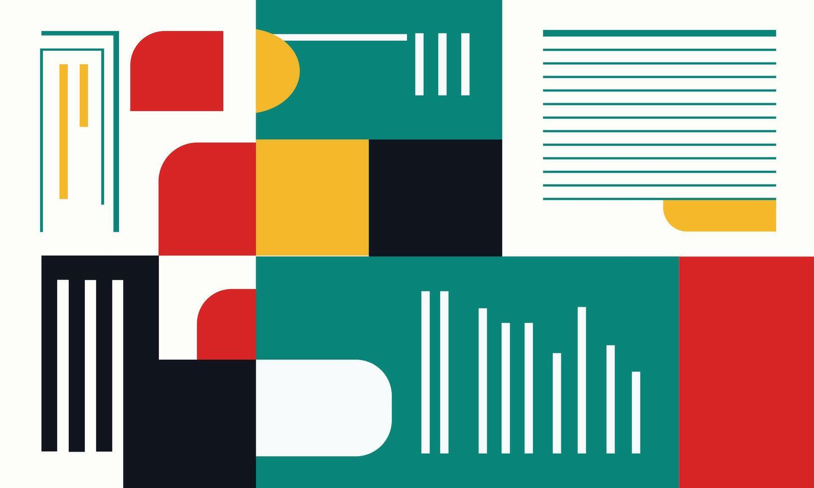 A colorful abstract design with a red, yellow and green background vector