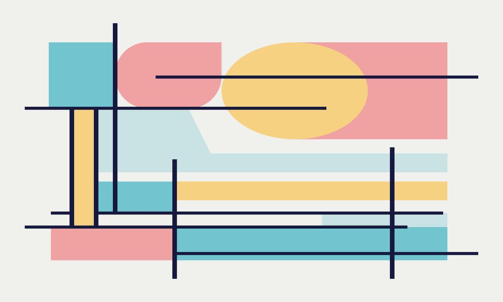 Warm Earth Tones in Minimalist Style vector