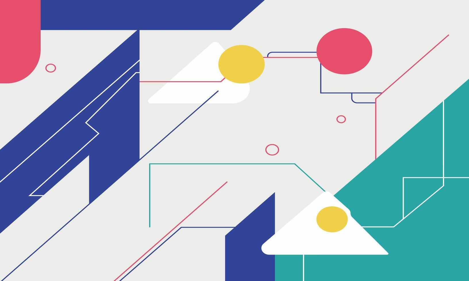 Clean Minimalist Background with Geometric Touch vector