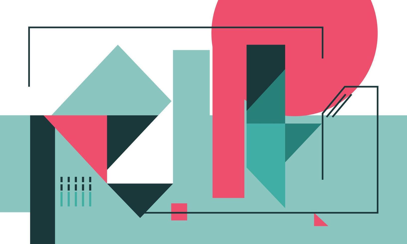 Colorful Simplicity for Sleek Backgrounds vector