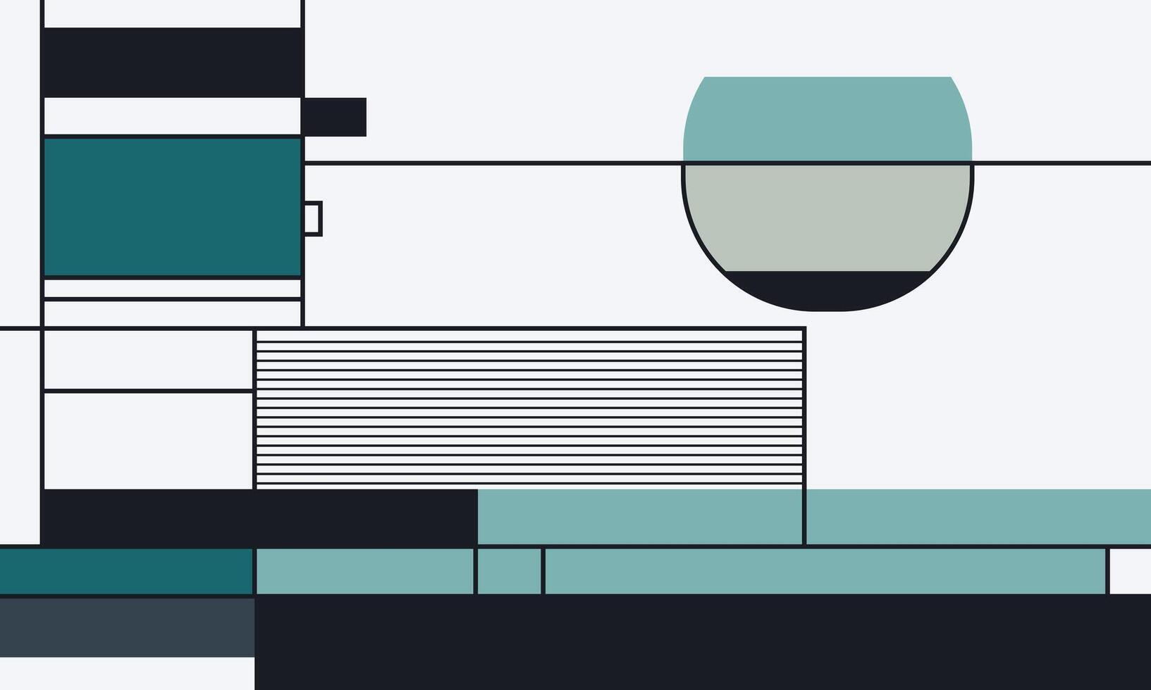 Clean and Cool Art for Modern Spaces vector