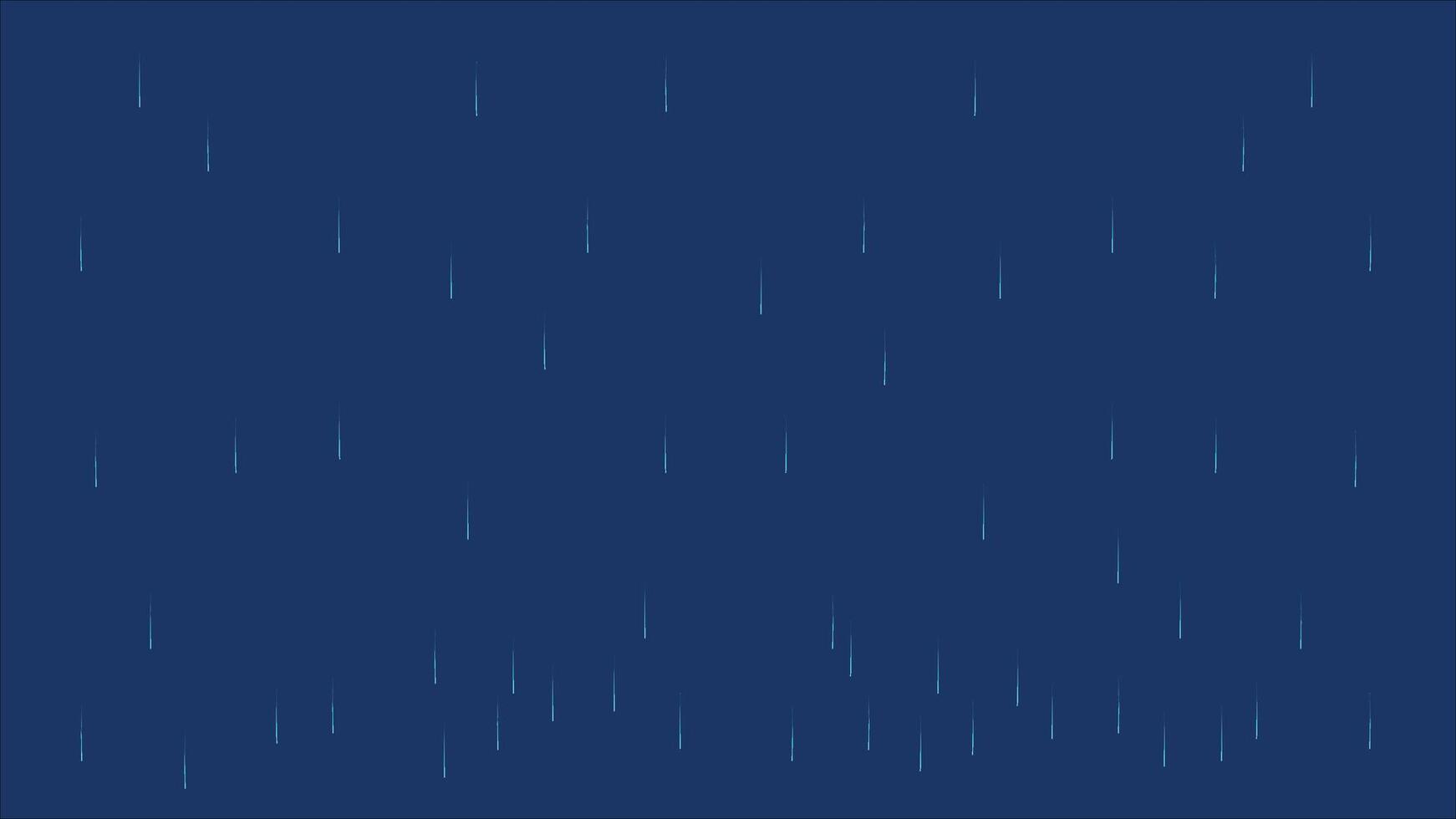 rainy night background with rain drops on a dark blue background vector