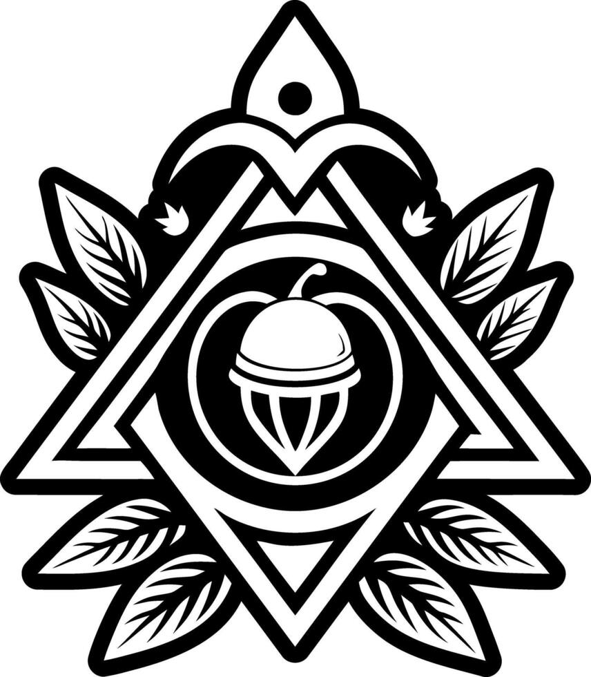 A filled style icon of symbol vector