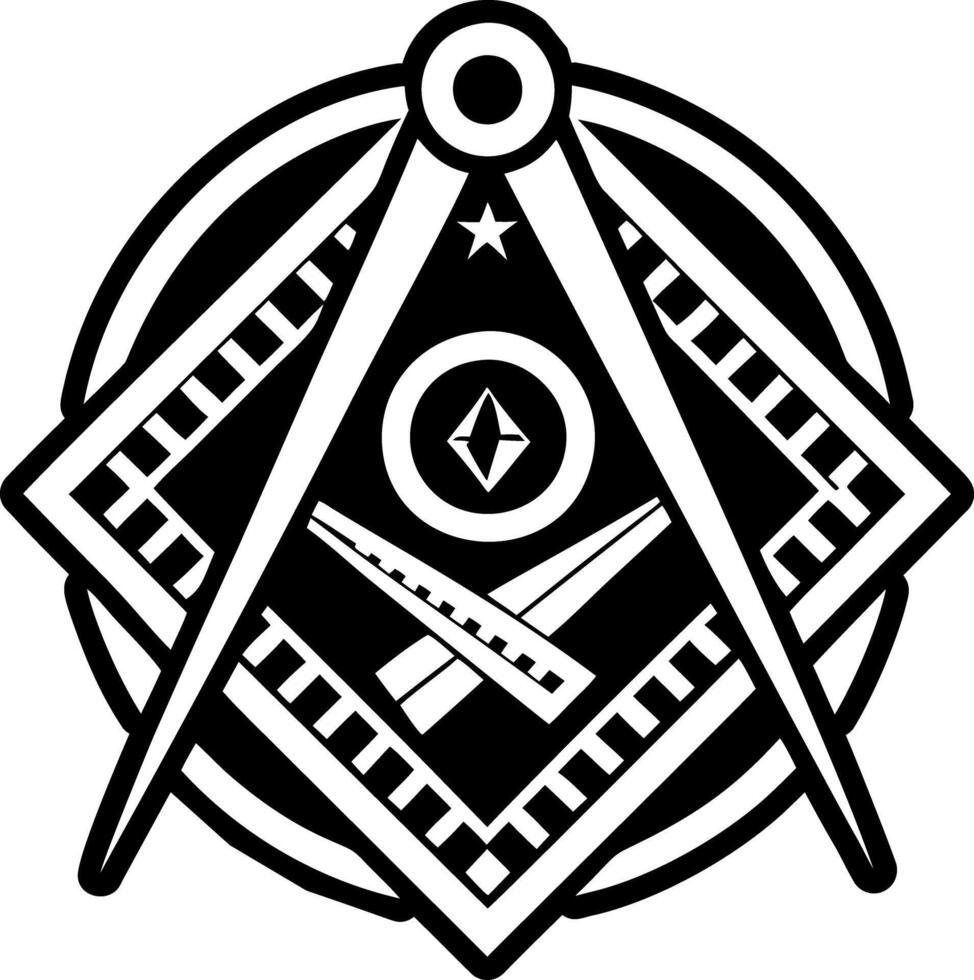 A glyph style icon of compass symbol vector