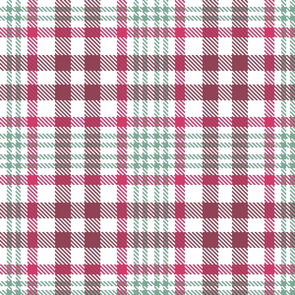 Muted White Tartan patterns fabric texture. Modern Autumn Catnip Seamless Tartan vector