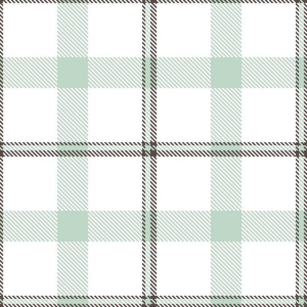Vintage Dark Truffle and Dark White Seamless Tartan Textile Design vector