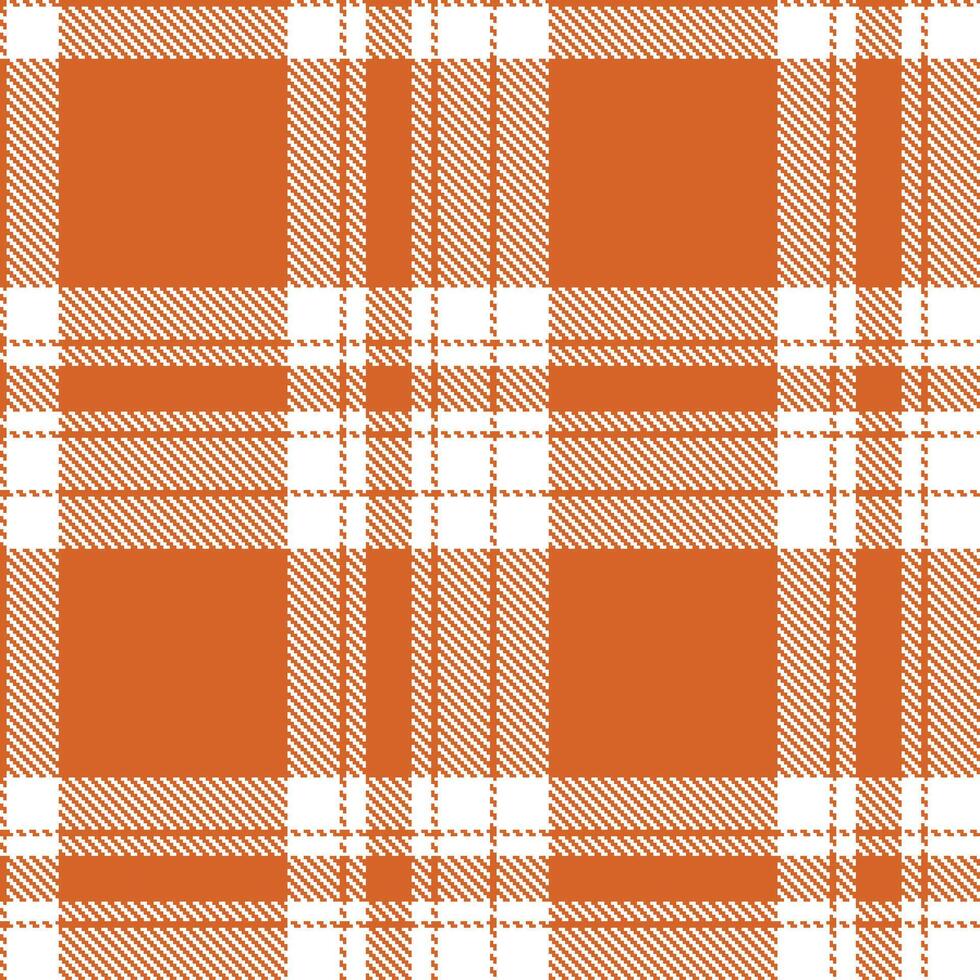 Plaid pattern seamless. Dusky Hot Hazel and Dusky White Tartan Textile Design. vector