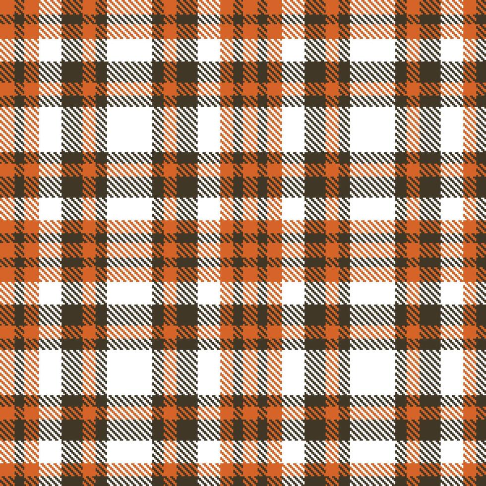 Plaid pattern seamless. Sandy Birch and Warm Hot Hazel Tartan Textile Design. vector