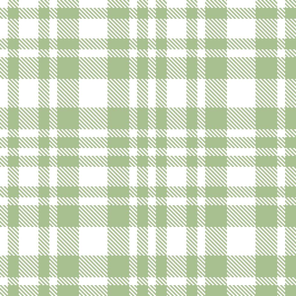 Warm White Tartan patterns fabric texture. Modern Soft Praying Mantis Seamless Tartan vector