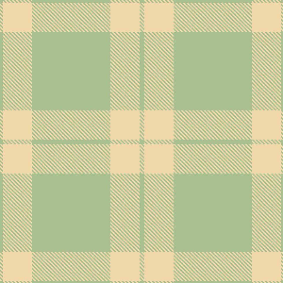 Modern Classic Praying Mantis and Vibrant Bleached Bone Seamless Tartan Textile Design vector