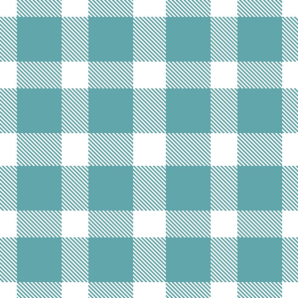 Modern Metallic White and Classic Timid Sea Seamless Tartan Textile Design vector