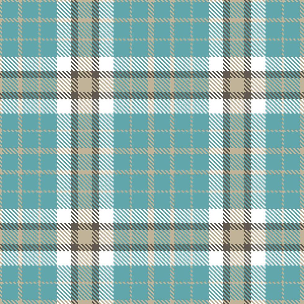 Deep Self Destruct Seamless Tartan with Traditional Timid Sea accents Textile Design vector