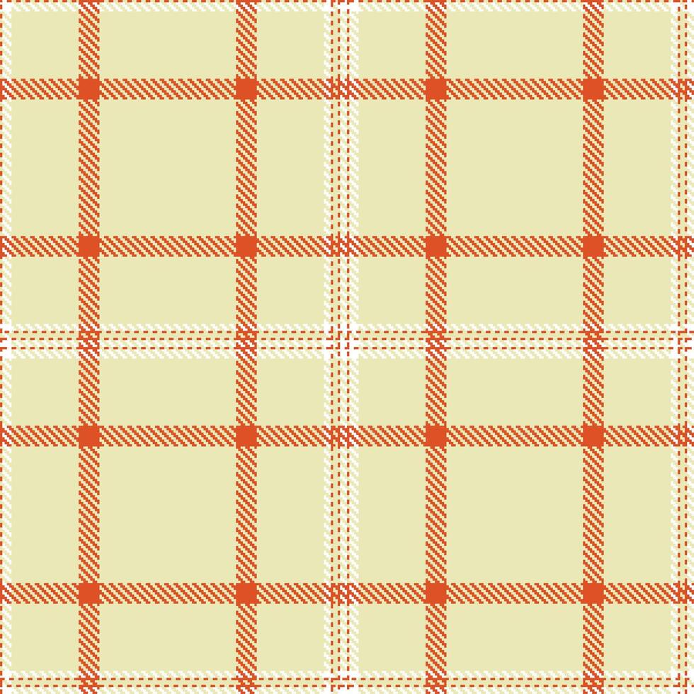 Plaid pattern seamless. Deep Furious Fox and Dusty Springtime Tartan Textile Design. vector
