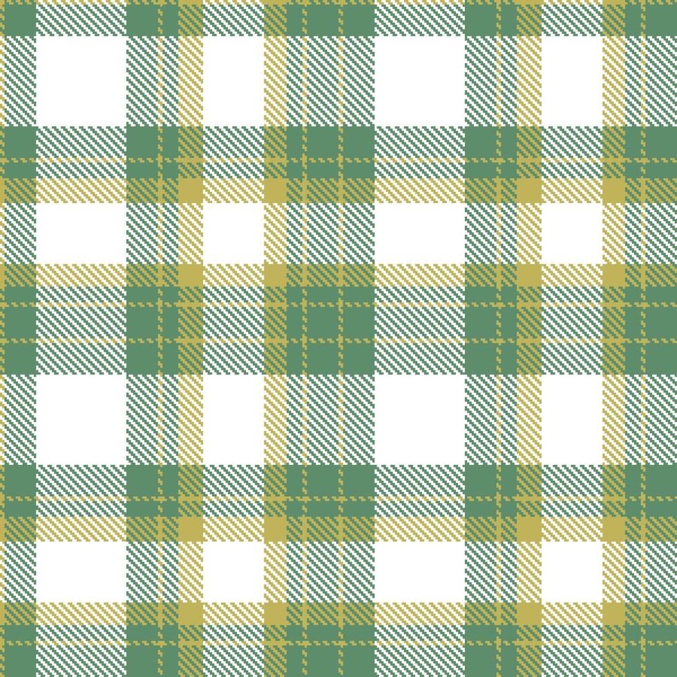 Light Tarpon Green Seamless Tartan with Cool Murdoch accents Textile Design vector