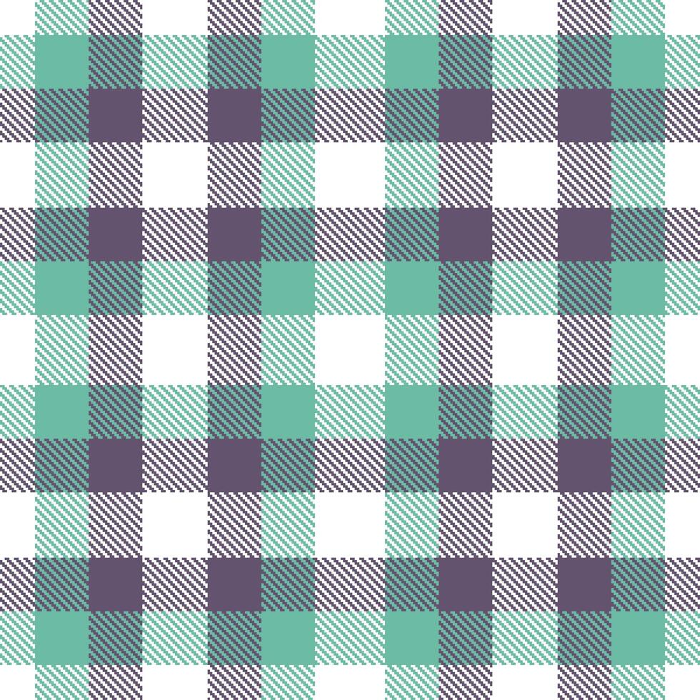 Deep White and Rich Larchmere Seamless Tartan Textile Design vector