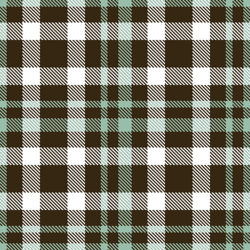 Plaid pattern seamless. Muted Black Swan and Muted Lichen Tartan Textile Design. vector