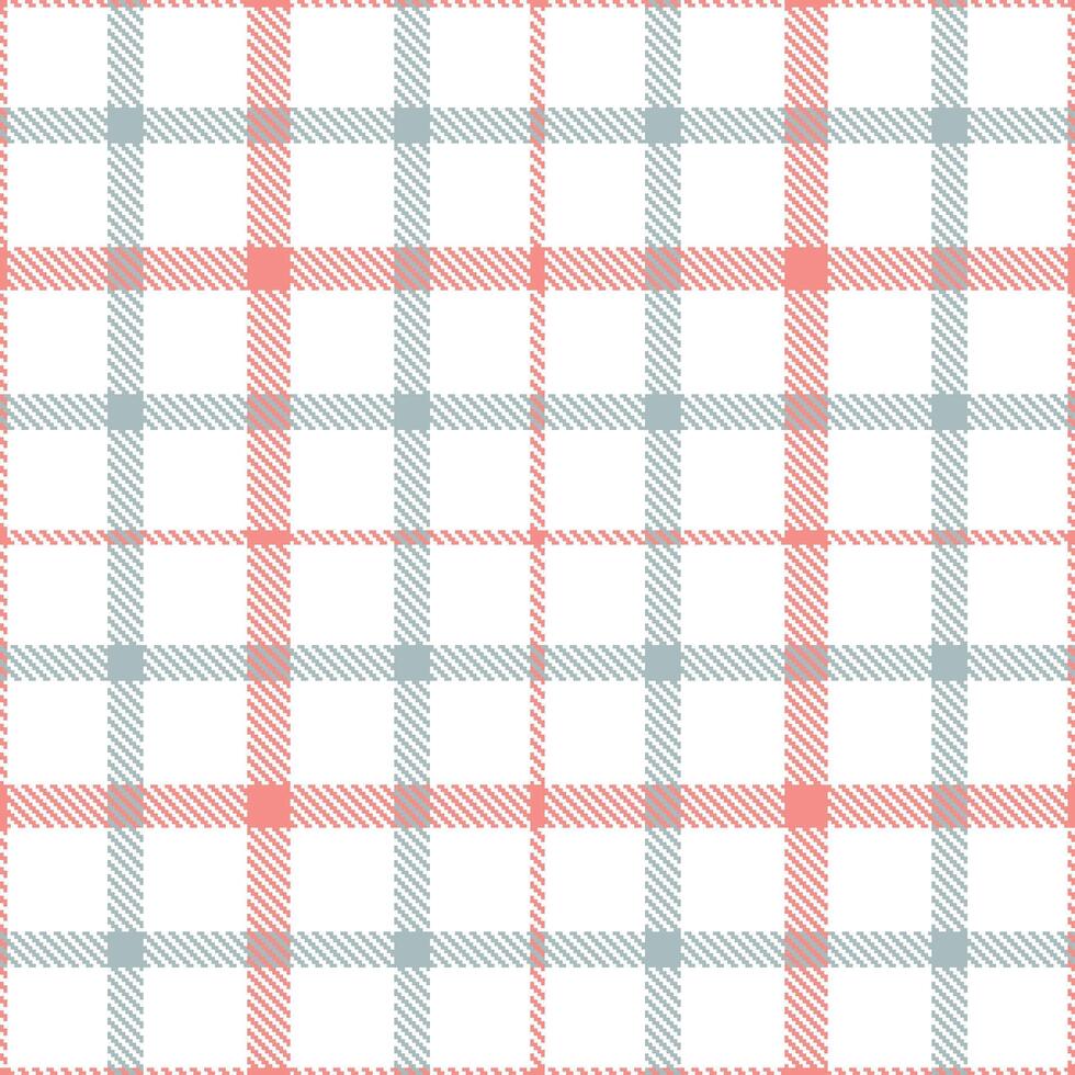 Modern Smoky White and Sandy Ibis Wing Seamless Tartan Textile Design vector