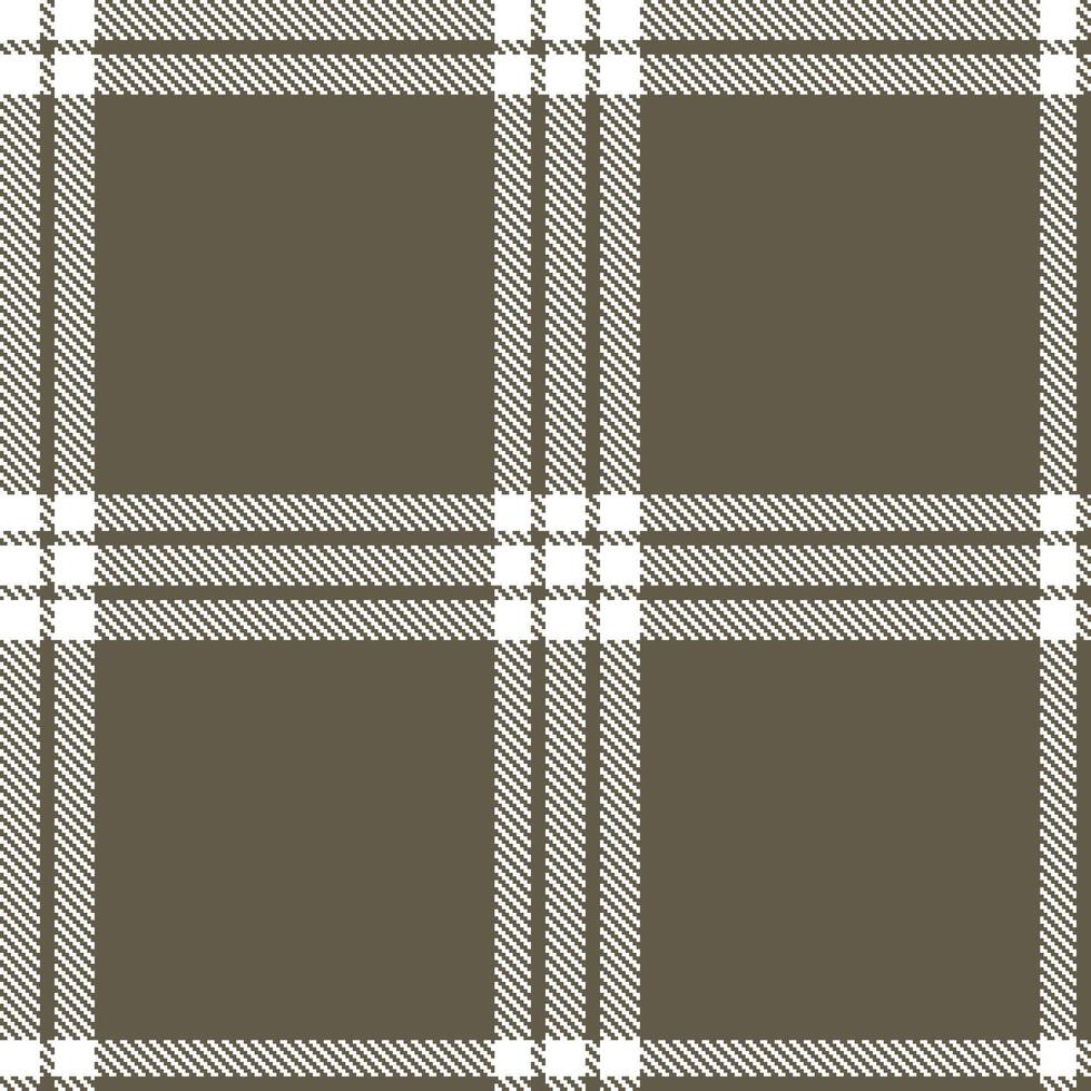 Smoky White and Cool Frontier Shadow Seamless Tartan Textile Design vector